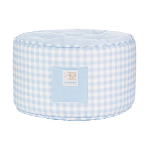 The Beaufort Bonnet Company Buckhead Blue Gingham Pouf