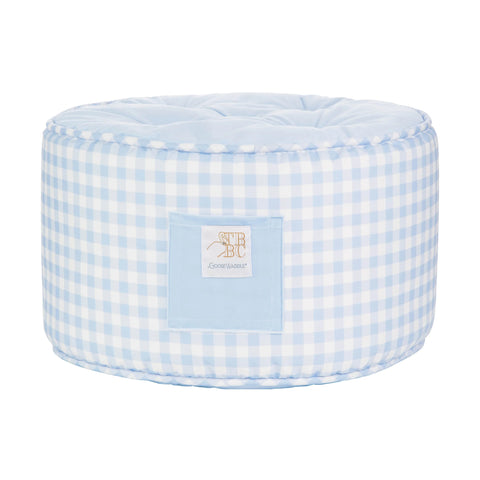 The Beaufort Bonnet Company Buckhead Blue Gingham Pouf