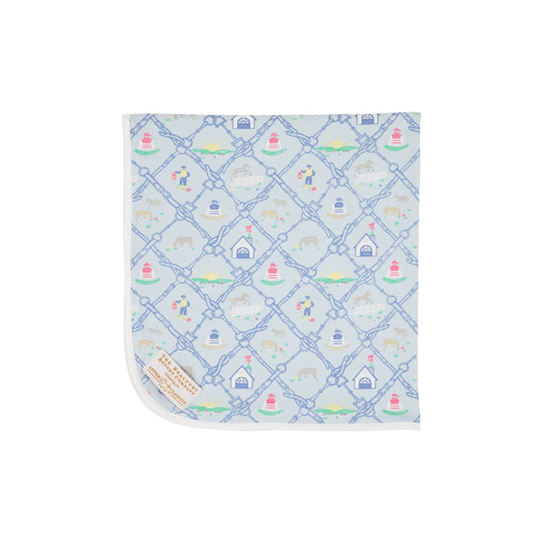 Horse Country Cuteness Baby Buggy Blanket